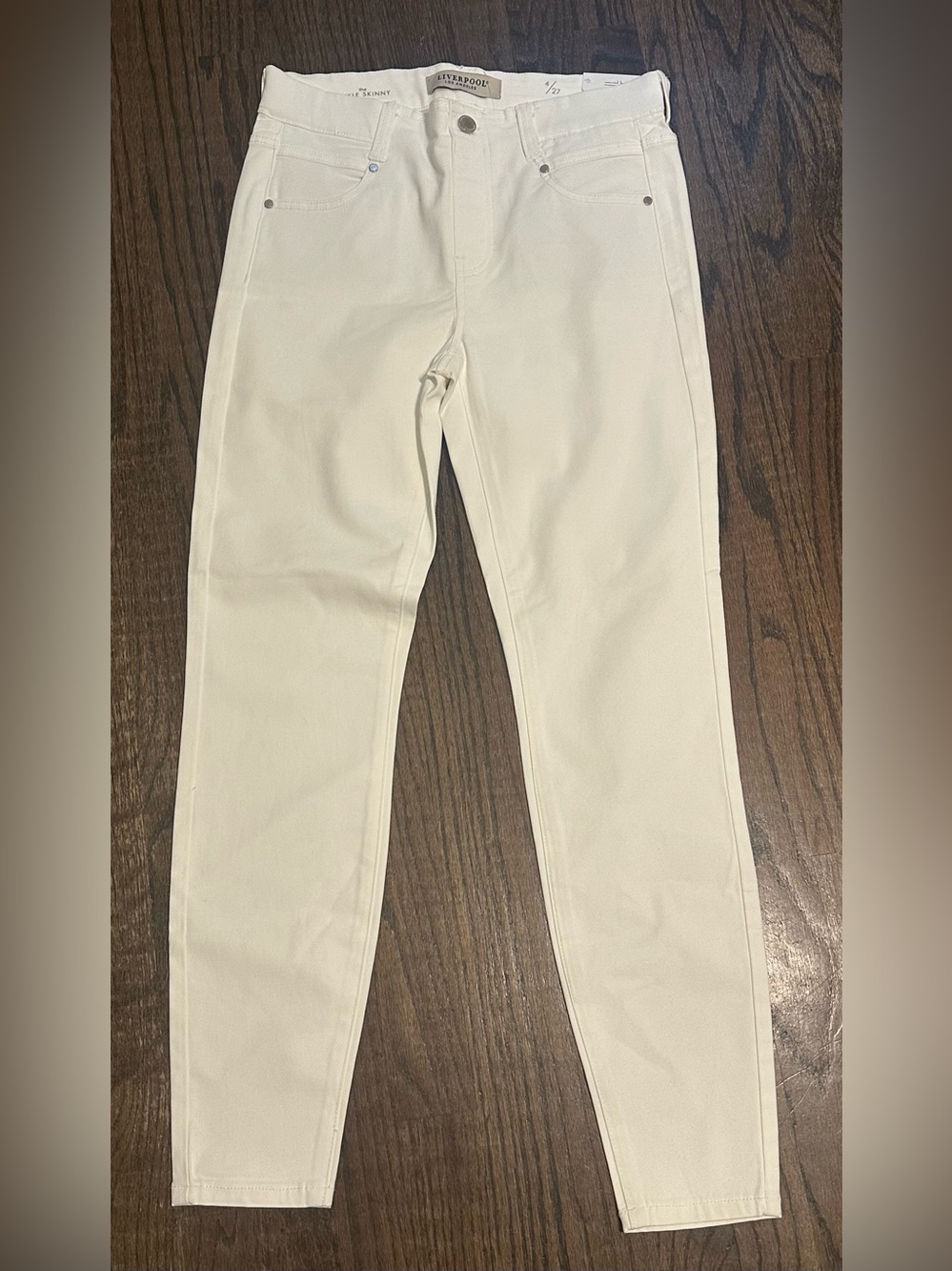 Liverpool White Ankle Skinny Jeans